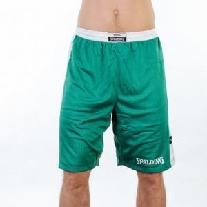Spalding Essential Reversible Shorts Koripalloshortsit Vihreä / Valkoinen