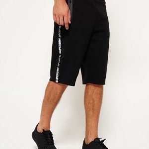 Superdry Gym Tech Koripalloshortsit Musta